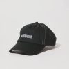 Men Afends Caps | Afends Outline Recycled Trucker Cap-Black