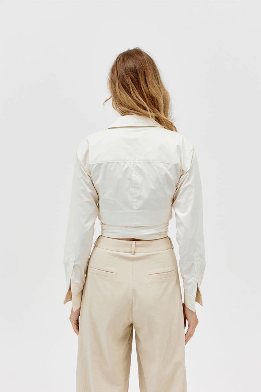 Women Sovere Shirts And Blouses | Dixie Wrap Shirt-Sand