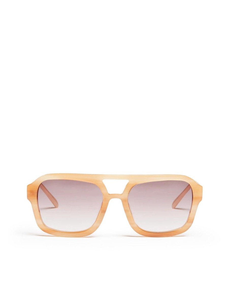 Women BANBÉ Sunglasses | The Moss-Sand Tort/Oat Fade