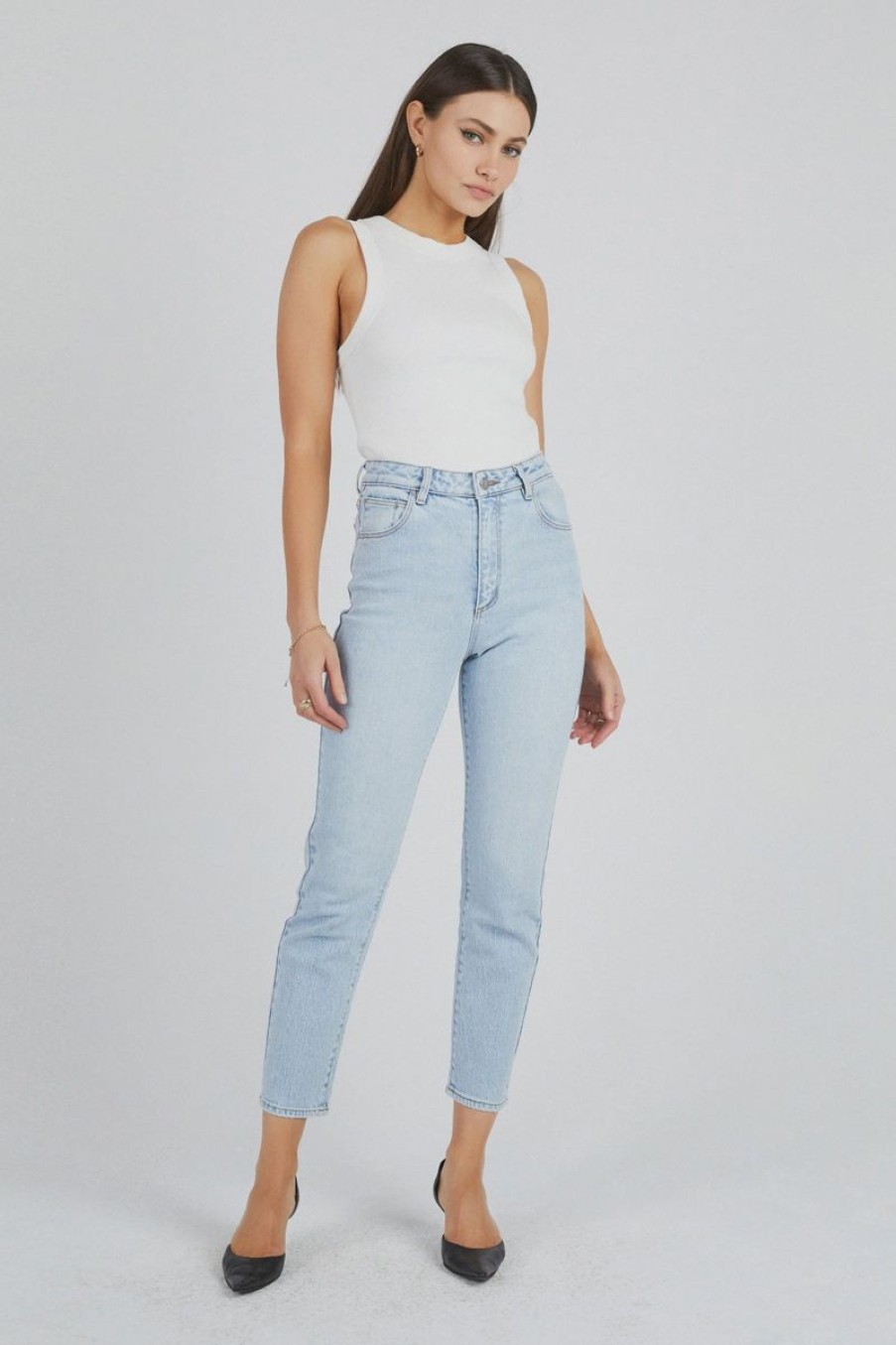 Women ABrand Jeans | Abrand High Slim Jean-Beronna Recycled-Light Blue