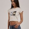 Women THRILLS Tees | Thrills A And H Mini Tee-Heritage White