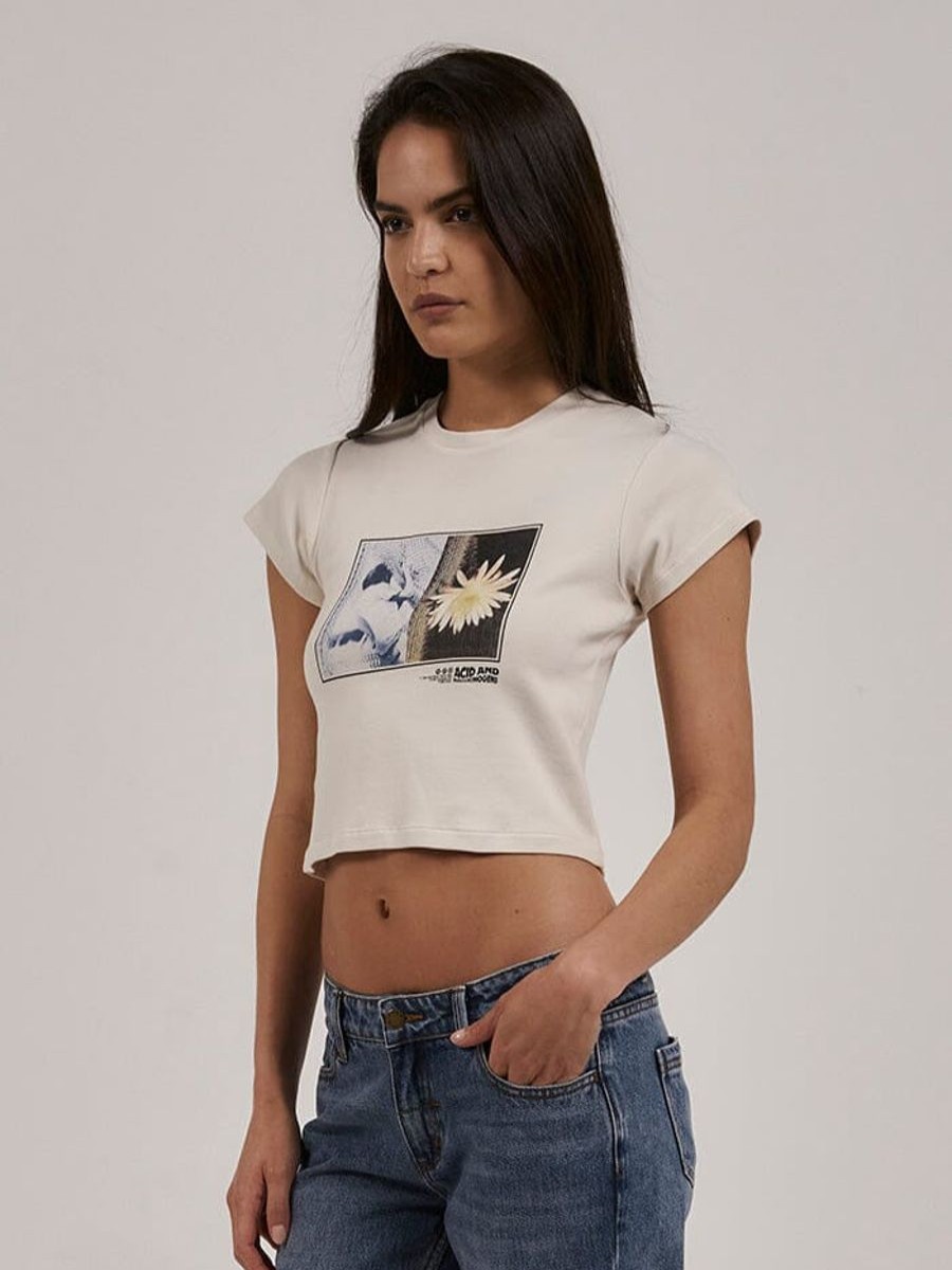 Women THRILLS Tees | Thrills A And H Mini Tee-Heritage White