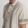 Men Rhythm Shirts | Rhythm Border Ss Shirt- Natural