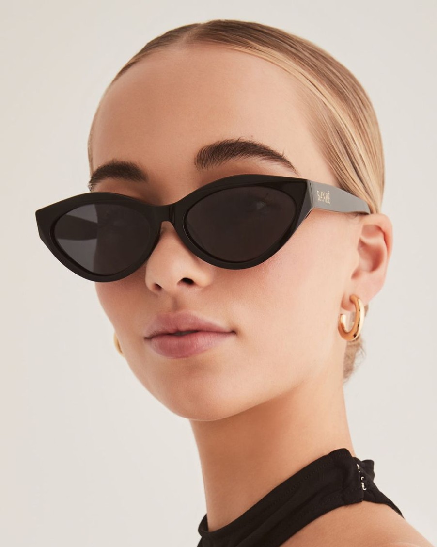 Women BANBÉ Sunglasses | Banbe The Lila Sunglasses-Black Ink