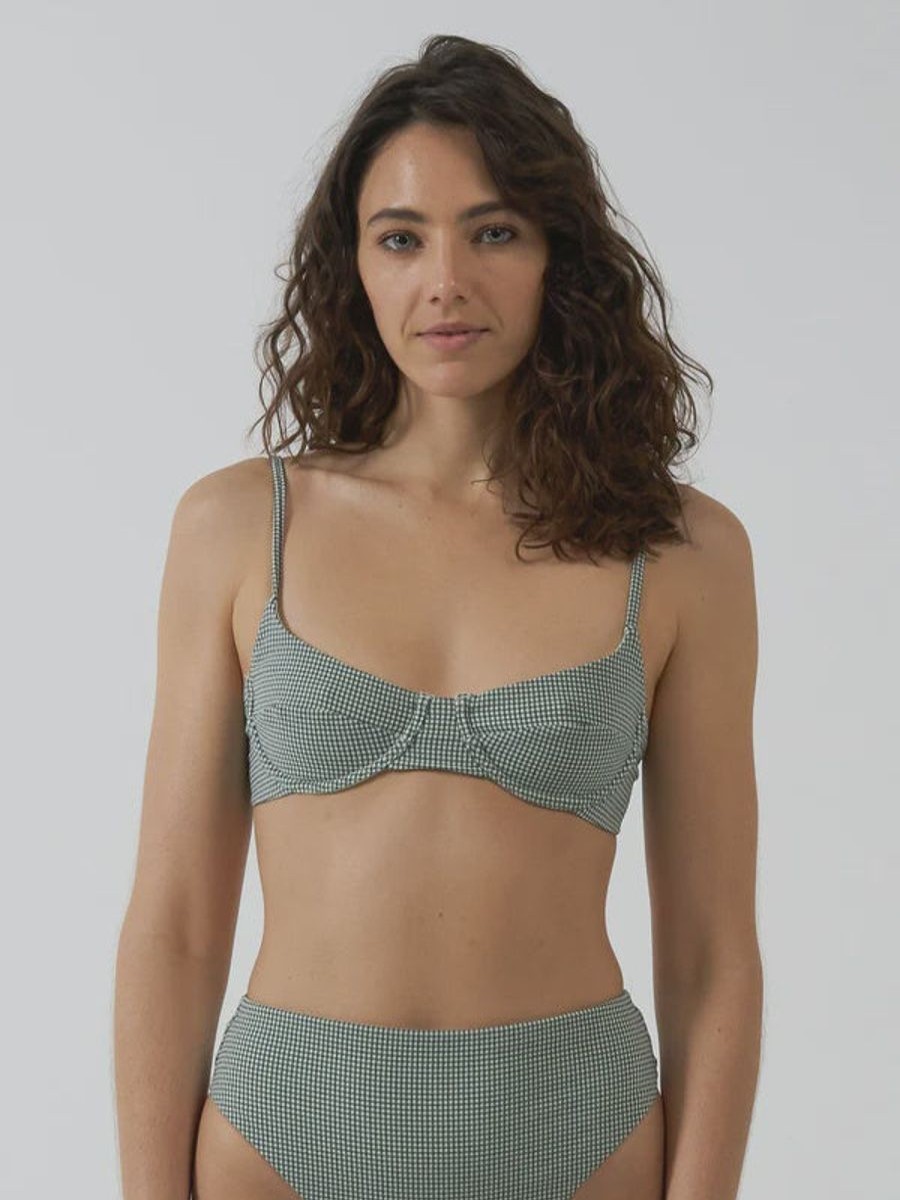 Women THRILLS Swimwear | Thrills Levitation Underwire Bikini Top-Pistachio