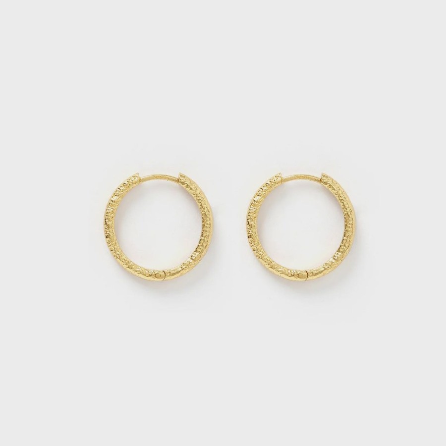 Women Arms Of Eve Jewellery | Arms Of Eve Arabella Gold Hoop Earring