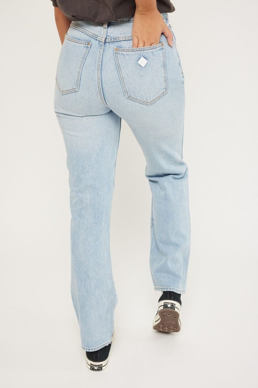 Women ABrand Jeans | A 94 High Straight-Deanna Organic