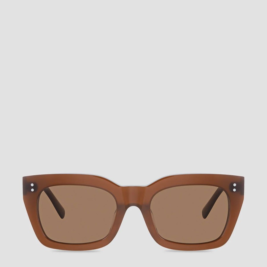 Women Status Anxiety Sunglasses | Status Anxiety Antagonist Sunglasses- Brown