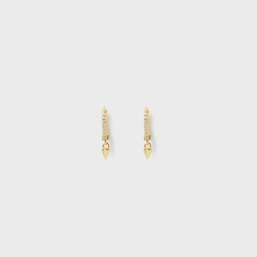 Women Arms Of Eve Jewellery | Felicity Huggie Earrings