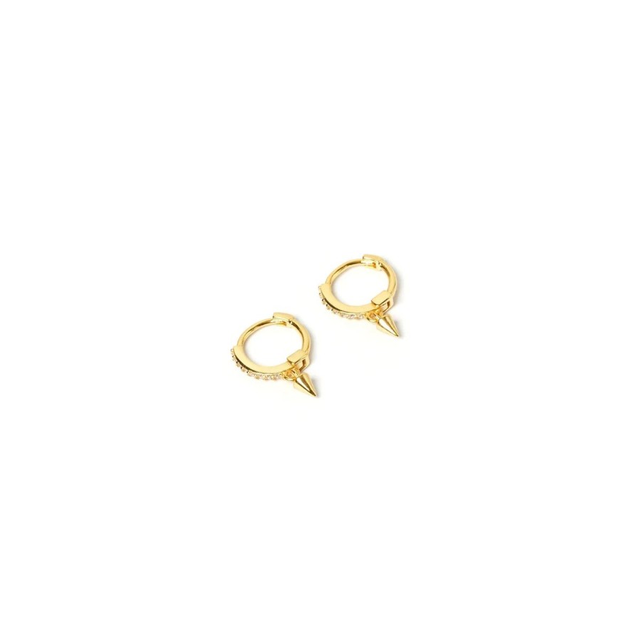 Women Arms Of Eve Jewellery | Felicity Huggie Earrings