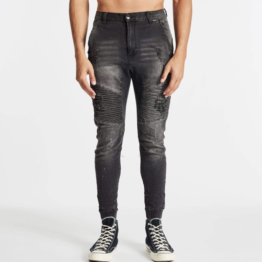 Men Kiss Chacey Jeans | Zeppelin Pant-Gravestone