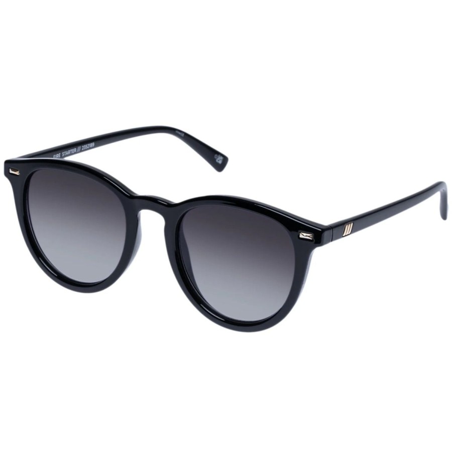 Women Le Specs Sunglasses | Le Specs Fire Starter Sunglasses-Black