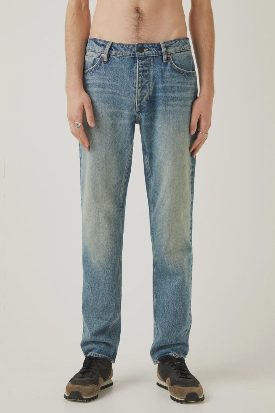 Men Neuw Denim Jeans | Ray Straight-Abstract Blue