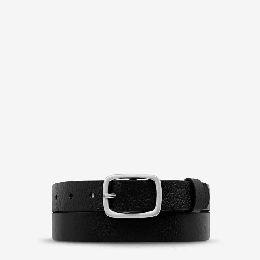 Women Status Anxiety Belts | Status Anxiety Nobody'S Fault Belt-Black/Silver