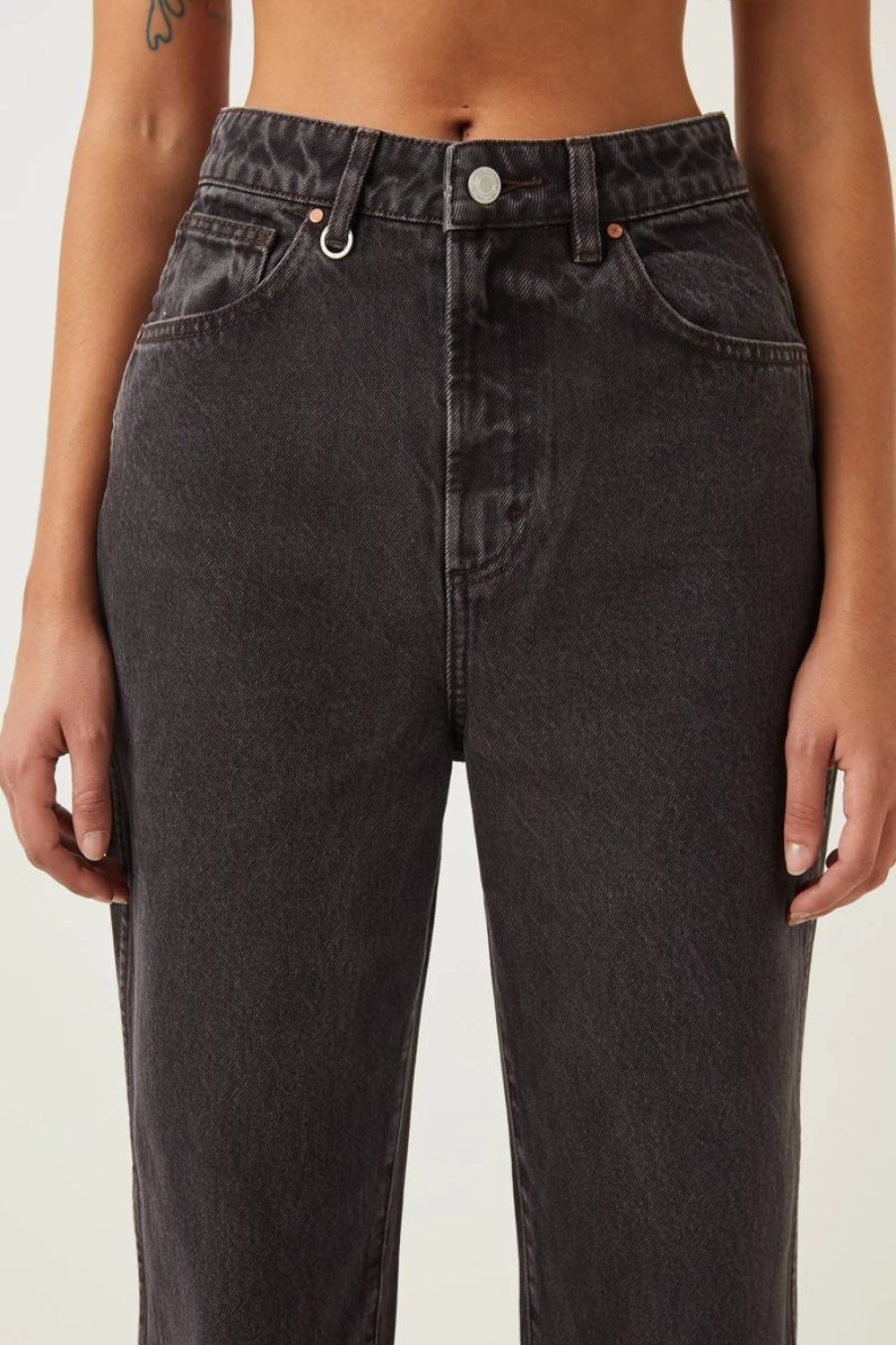 Women Neuw Denim Jeans | Sade Baggy- Dark Cocoa