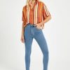 Women ABrand Jeans | A High Skinny Ankle Basher Petite-La Blues