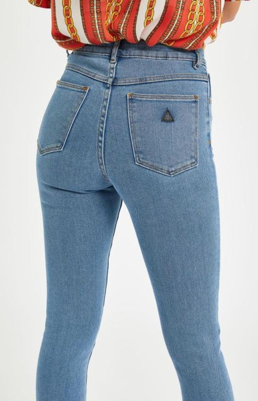 Women ABrand Jeans | A High Skinny Ankle Basher Petite-La Blues