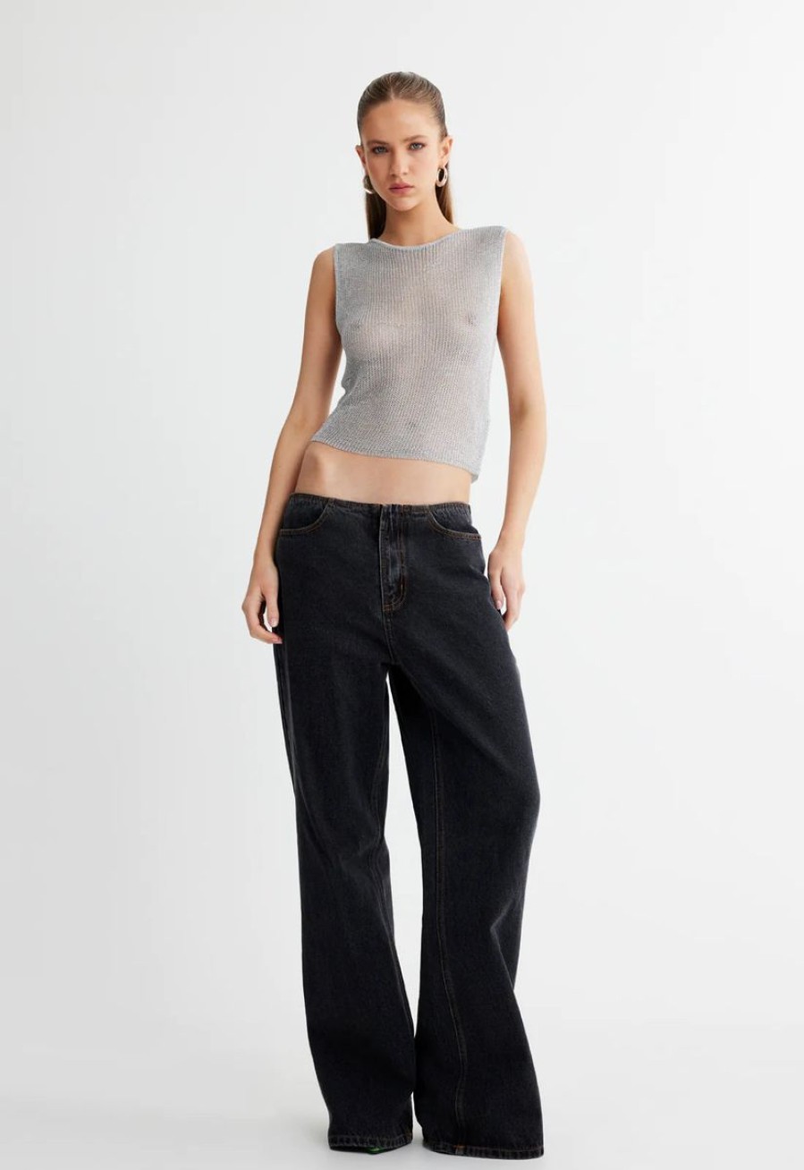 Women Lioness Tops | Lioness Palisades Top-Silver