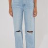 Women ABrand Jeans | A Carrie Jean-Jenny Blue Rip