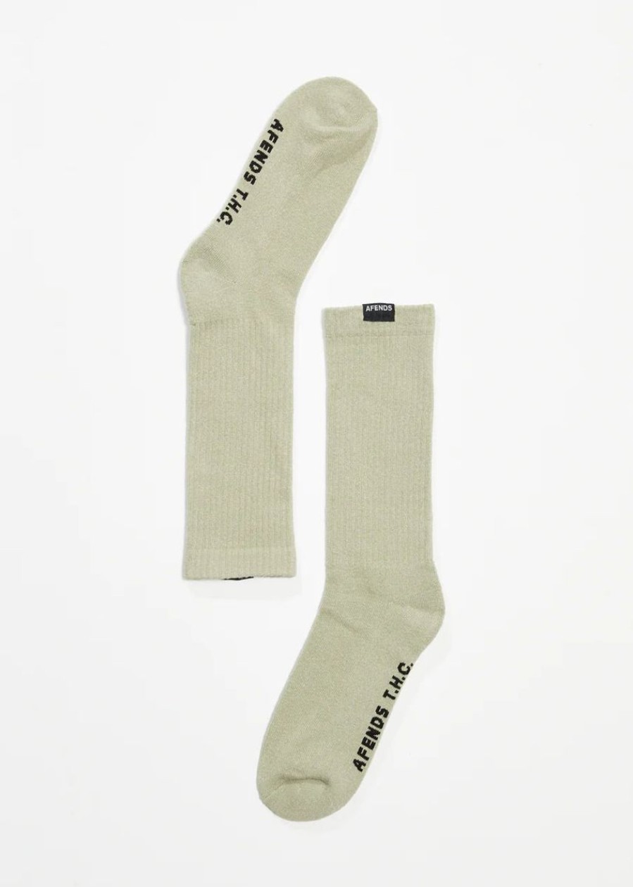 Women Afends Socks | Afends Everyday Hemp Socks- Military