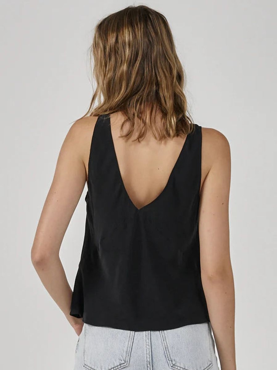 Women THRILLS Tops | Indra Slip Camisole-Antique Black