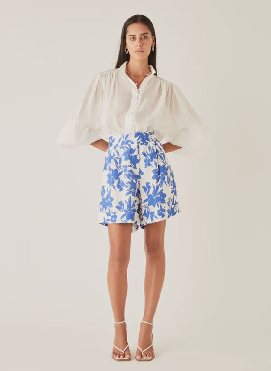 Women Esmaeé Shirts And Blouses | Esmaee Palms Blouse-White