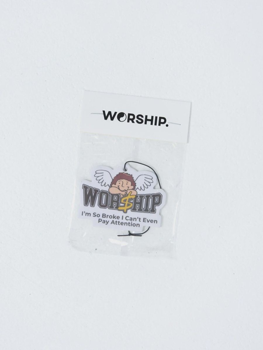 Women Worship Stationery | Worship Payup Car Freshener- White