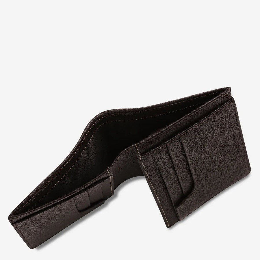 Men Status Anxiety Wallets | Status Anxiety Nathaniel Wallet-Chocolate