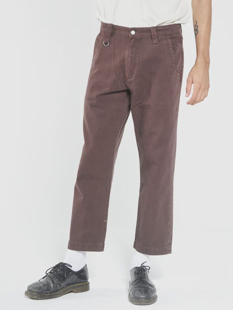 Men THRILLS Pants | Thrills Union Work Chino Pant-Postal Brown