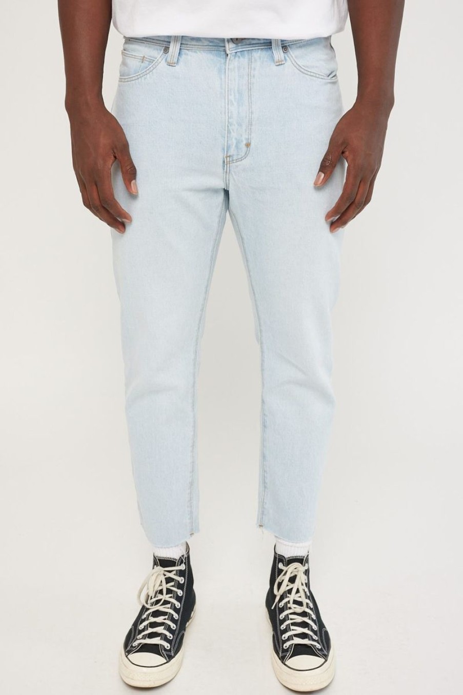 Men ABrand Jeans | A Chopped Straight- Bleached As