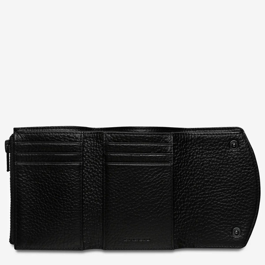 Women Status Anxiety Wallets & Pouches | Status Anxiety Lucky Sometimes Wallet- Black