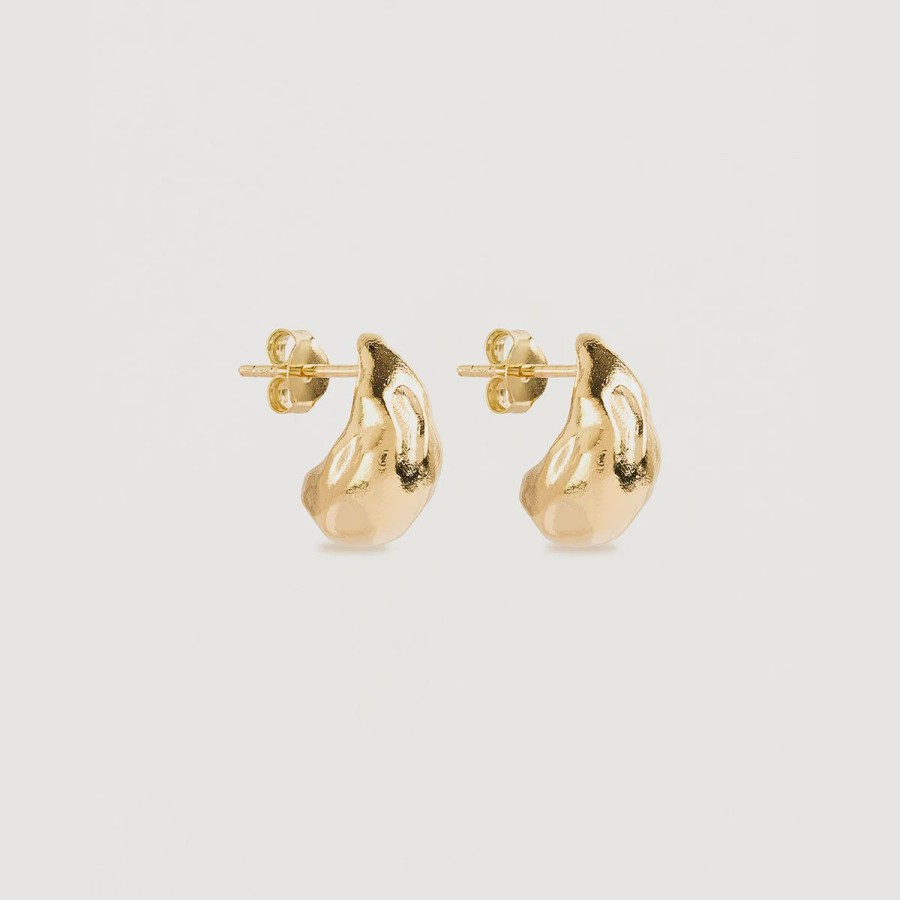 Women By Charlotte Jewellery | By Charlotte Wild Heart Small Earrings-18K Gold Vermeil