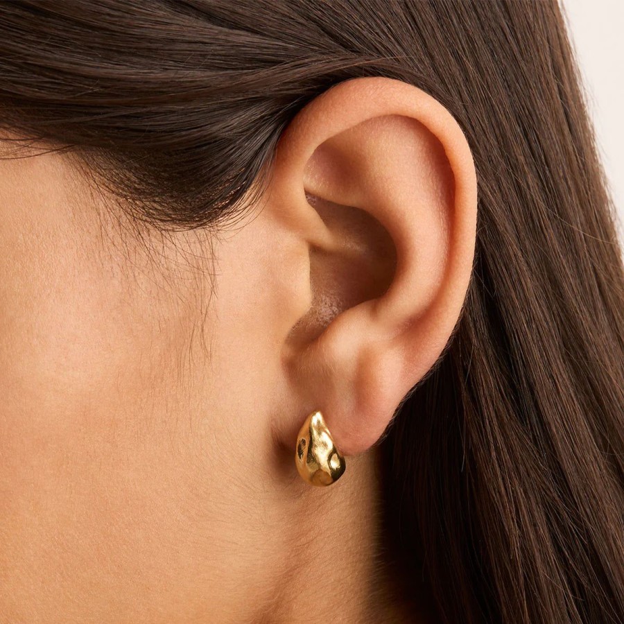 Women By Charlotte Jewellery | By Charlotte Wild Heart Small Earrings-18K Gold Vermeil