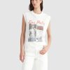 Women Ena Pelly Tops | Ena Pelly On Vacation Tank- Vintage White