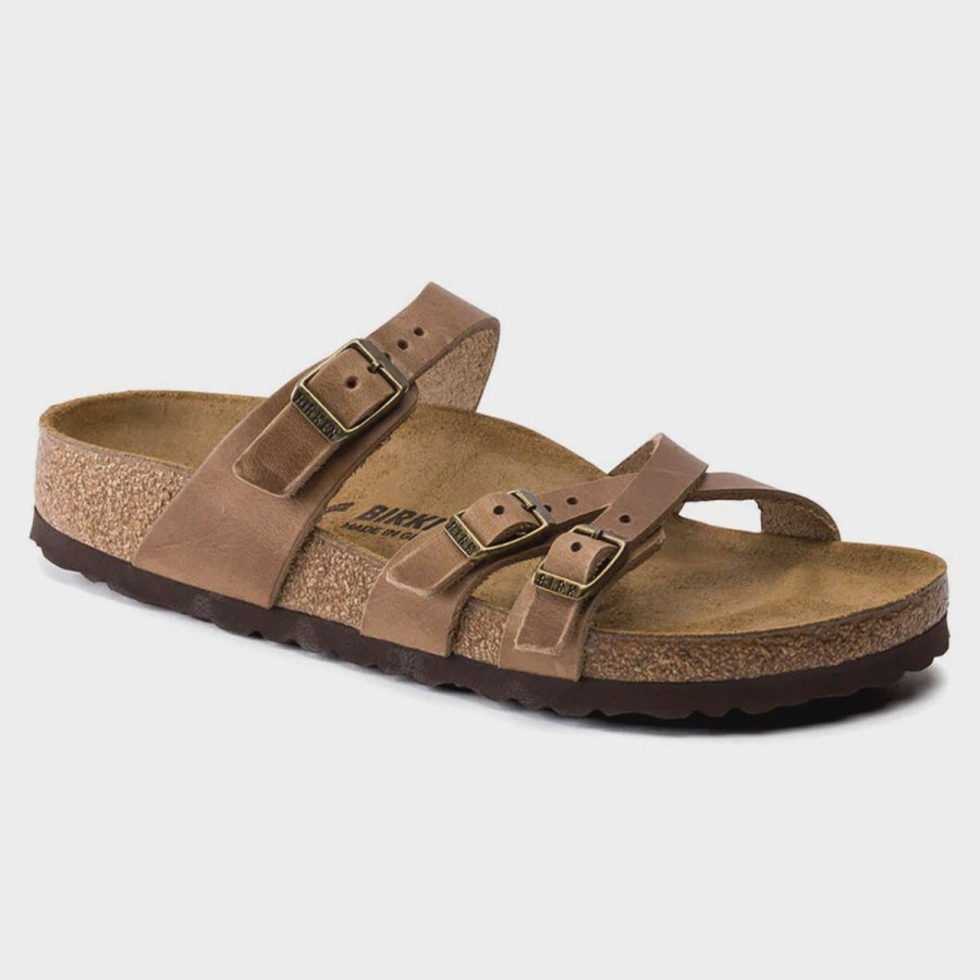 Footwear Birkenstock Franca | Birkenstock Franca Tabacco Brown Oiled Leather Narrow