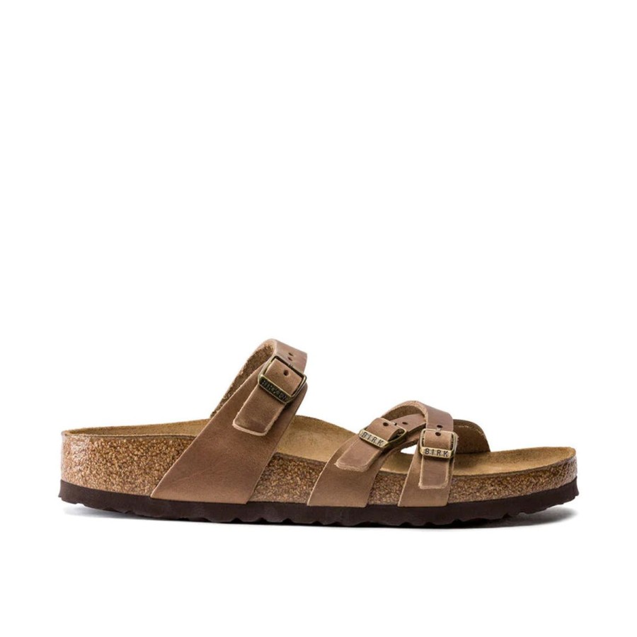 Footwear Birkenstock Franca | Birkenstock Franca Tabacco Brown Oiled Leather Narrow