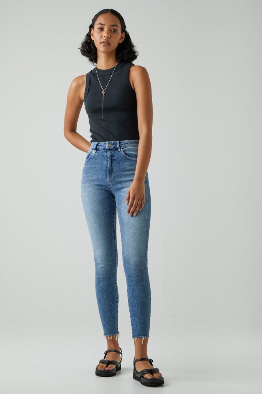 Women Neuw Denim Jeans | Marilyn Skinny-Broken Blue