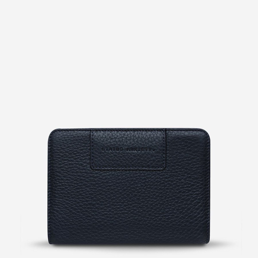 Women Status Anxiety Wallets & Pouches | Popular Problems-Navy Blue