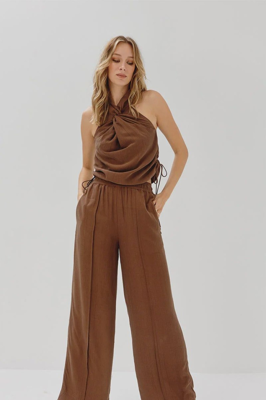 Women Sovere Pants | Identity Pant-Coffee Bean