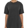 Women Nude Lucy Tees | Nude Lucy Organic Boyfriend Tee-Coal