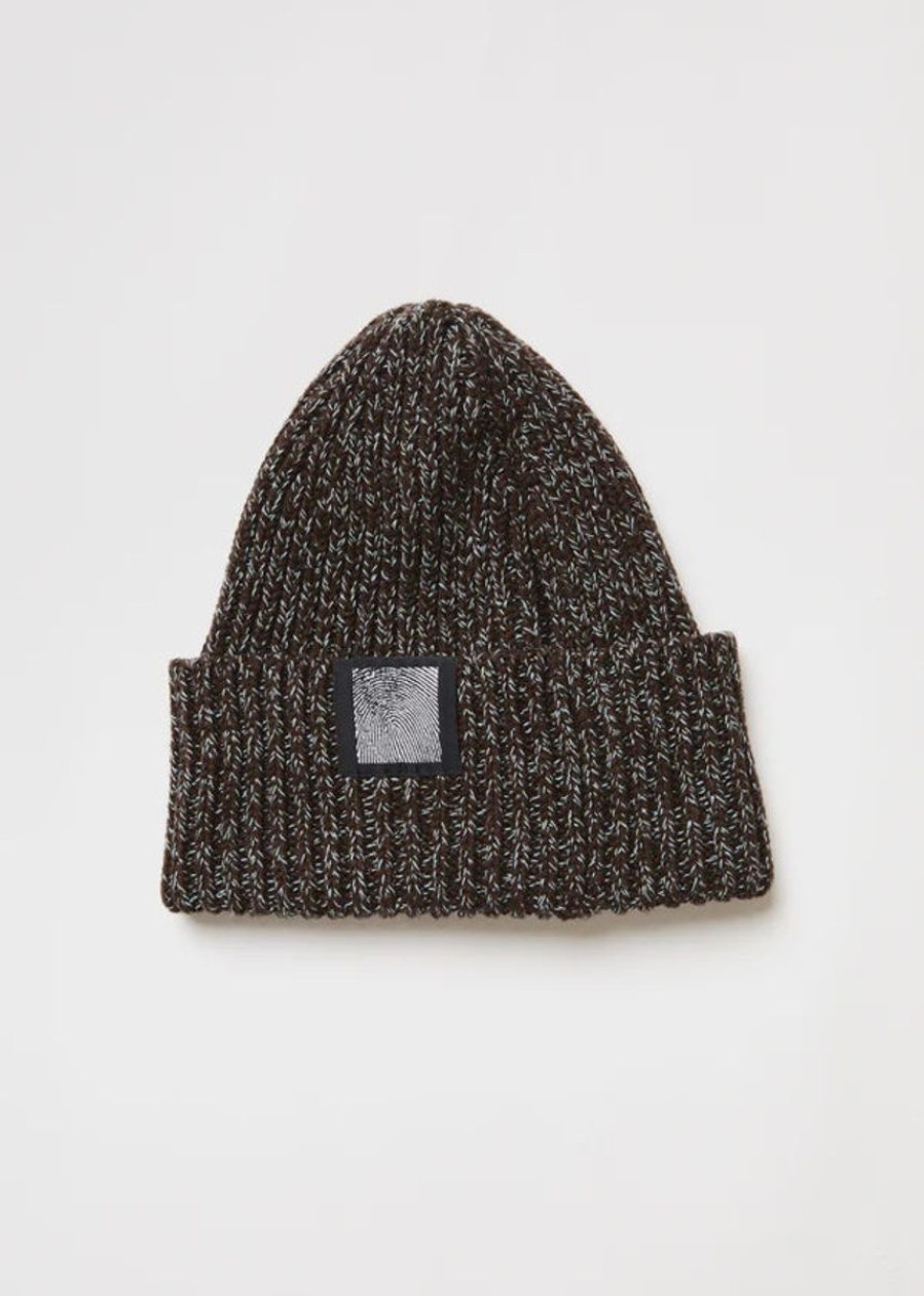 Women Afends Beanies | Solace Unisex Organic Knitted Beanie-Coffee