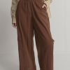 Women Rhythm Pants | Rhythm Amalfi Cargo Pant- Chocolate