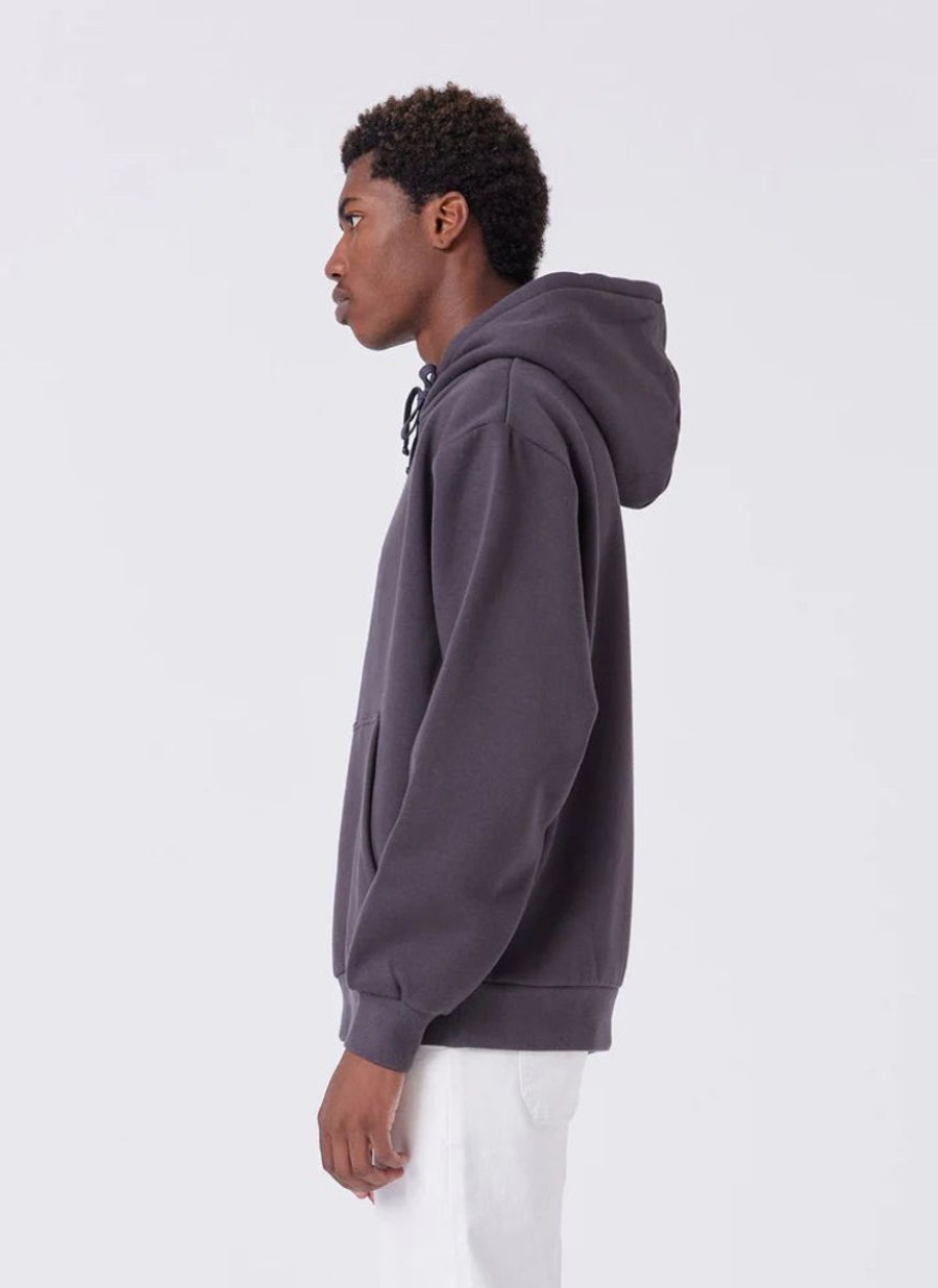 Men Barney Cools Jumpers | Barney Cools Logo Hood- Pigment Black