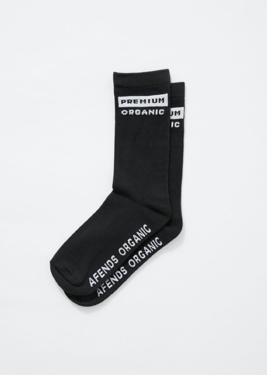 Women Afends Socks | Maximum Unisex Socks- Charcoal