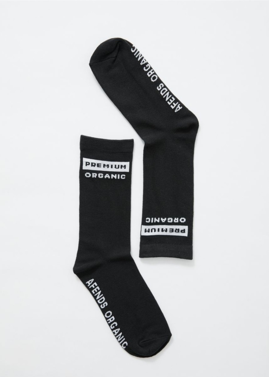 Women Afends Socks | Maximum Unisex Socks- Charcoal