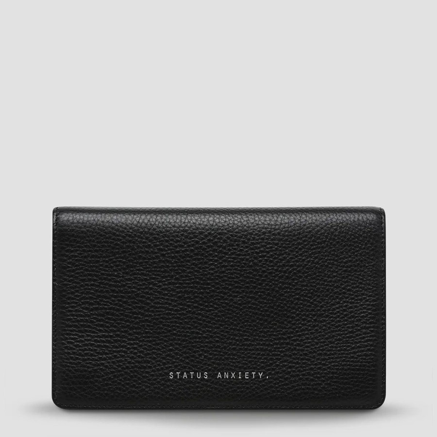 Women Status Anxiety Wallets & Pouches | Status Anxiety Living Proof Wallet-Black