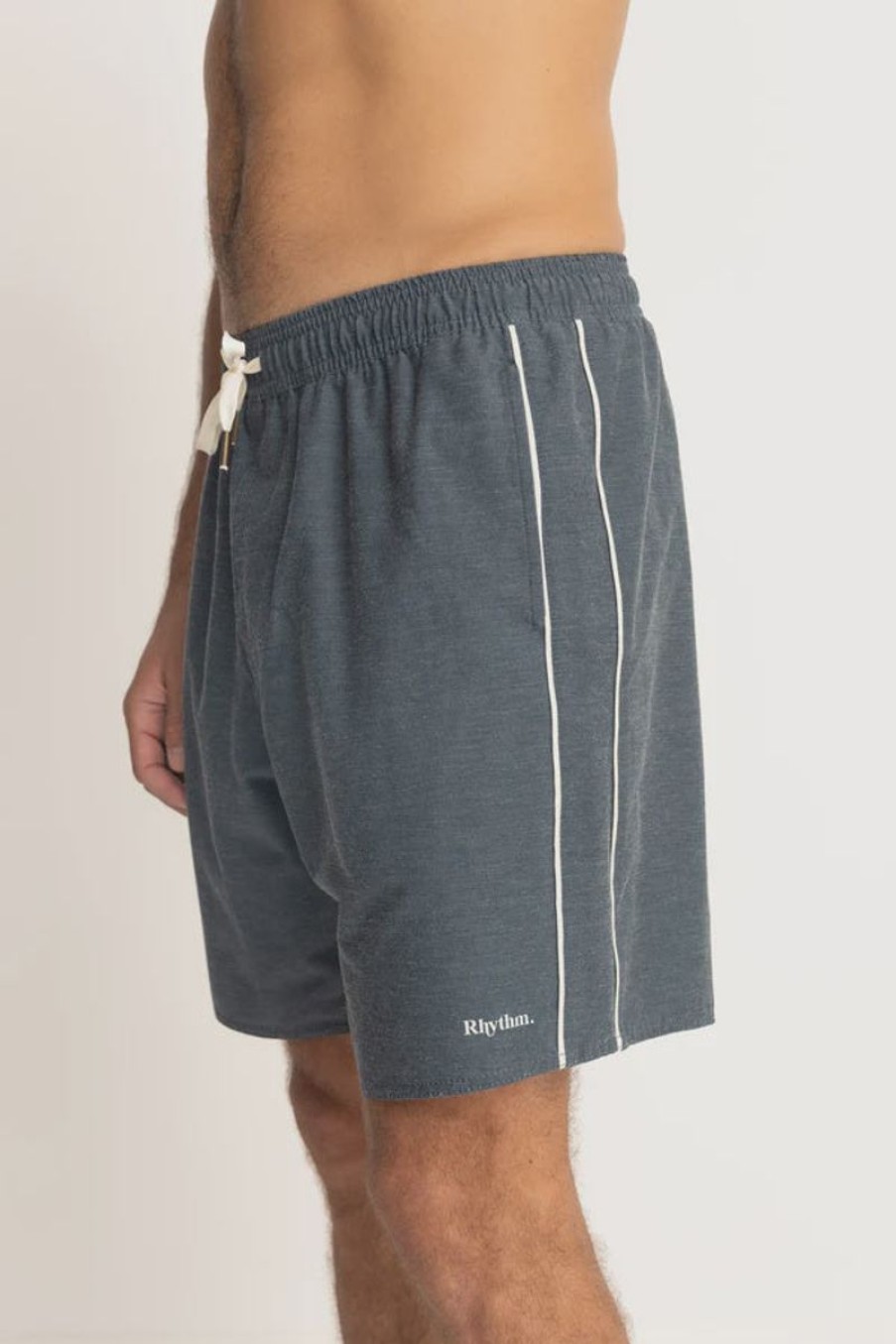 Men Rhythm Shorts | Rhythm Side Panel Beach Short-Navy