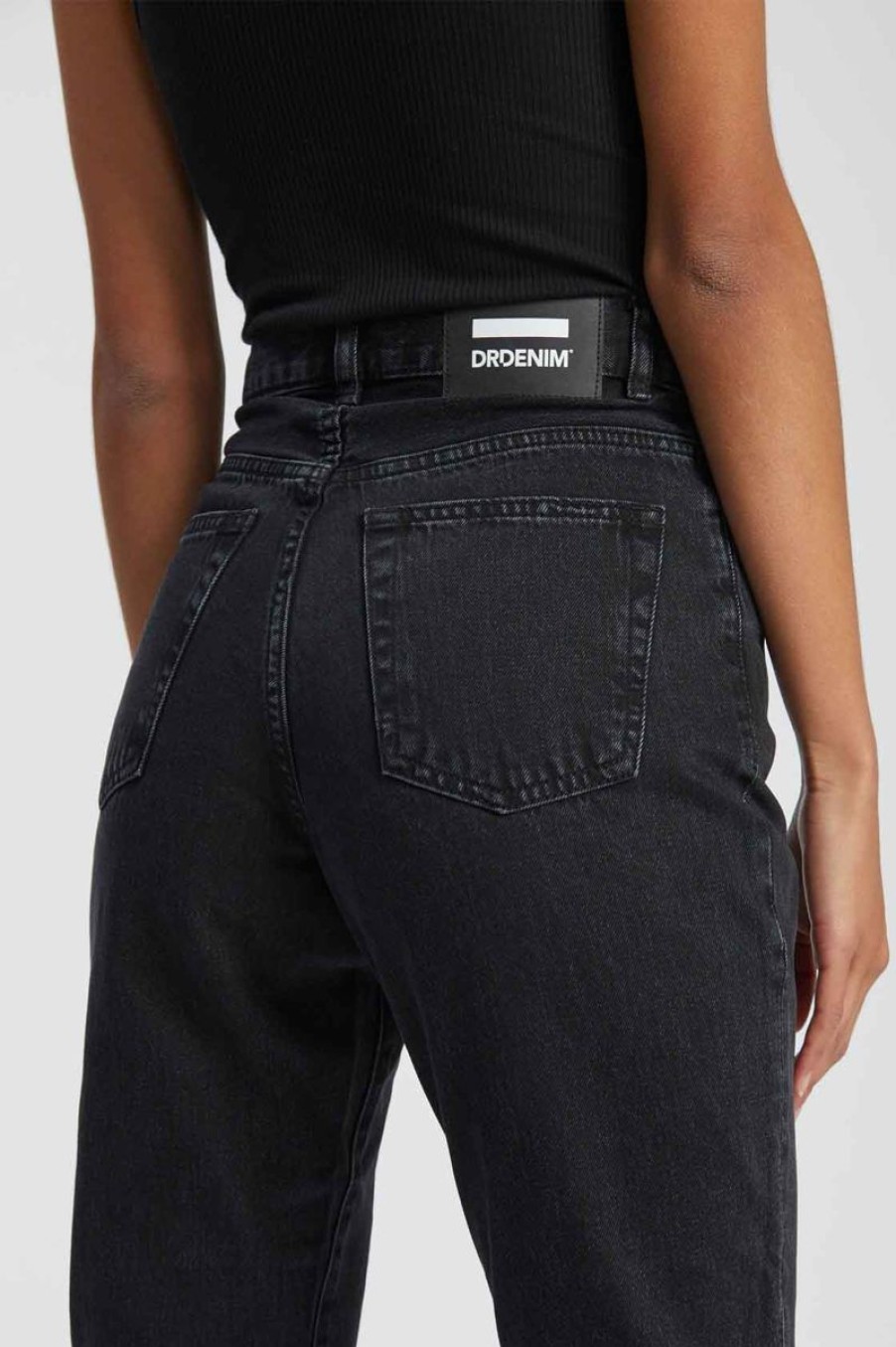 Women Dr Denim Jeans | Nora Jeans-Black Retro