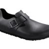 Footwear Birkenstock London | Birkenstock London-Black Oiled Leather Narrow