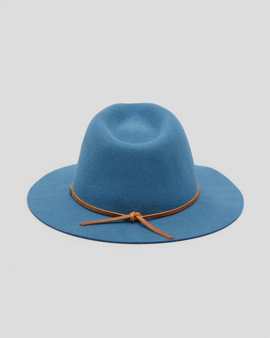 Women Brixton Hats | Wesley Fedora Indie Teal